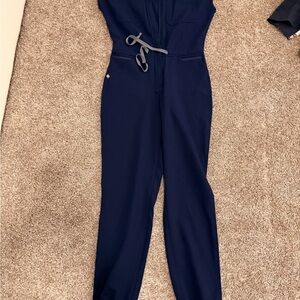 Figs Navy Blue Women's Jumpsuit